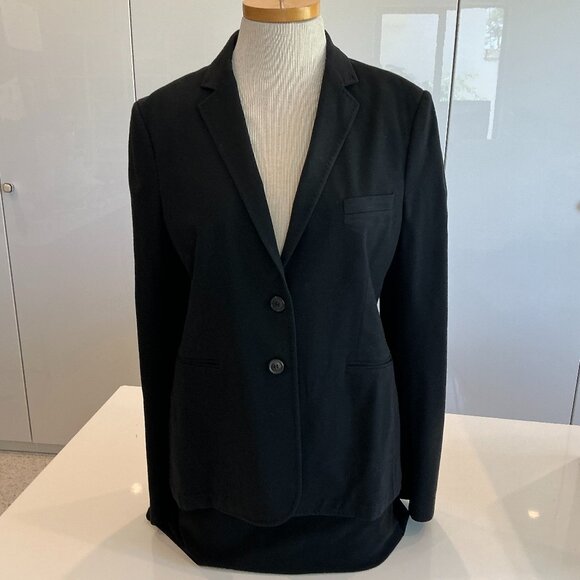 Piazza Sempione, Classic Juliette Blazer, Black, Stretch Comfort, Size 48 Italia - Picture 1 of 5
